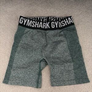 Gymshark Women's Heathered Green Bike Shorts